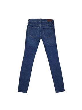 Hollister Womens Mid-Rise Super Skinny Jeans Jeggings Size 3R W26 L28 Stretch